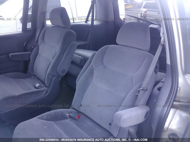 5FNRL38217B027211 - 2007 HONDA ODYSSEY LX SILVER photo 8