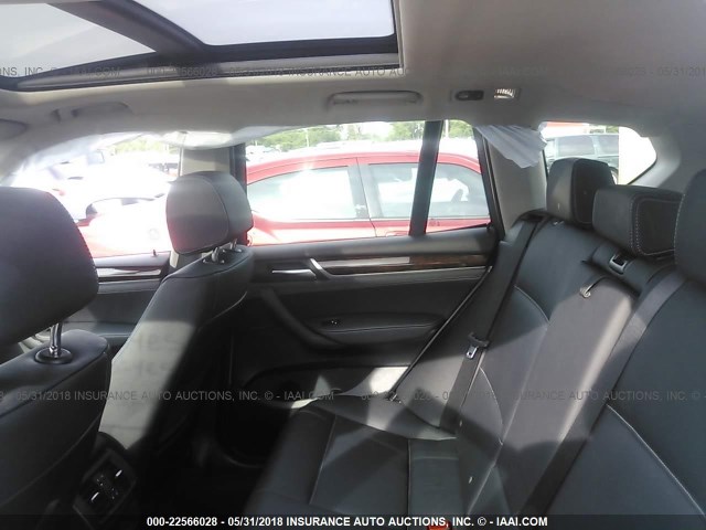 5UXWX9C54G0D65357 - 2016 BMW X3 XDRIVE28I ვერცხლისფერი ფოტო 8