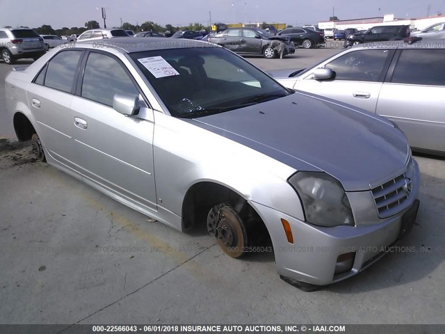 1G6DP577270161900 - 2007 CADILLAC CTS HI FEATURE V6 SILVER photo 1