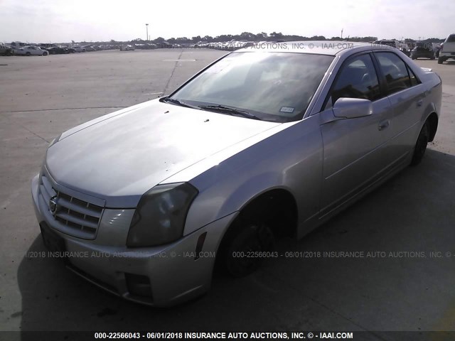 1G6DP577270161900 - 2007 CADILLAC CTS HI FEATURE V6 SILVER photo 2