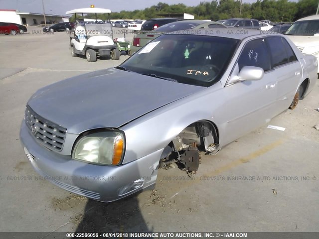 1G6KE57Y73U109445 - 2003 CADILLAC DEVILLE DHS SILVER photo 2