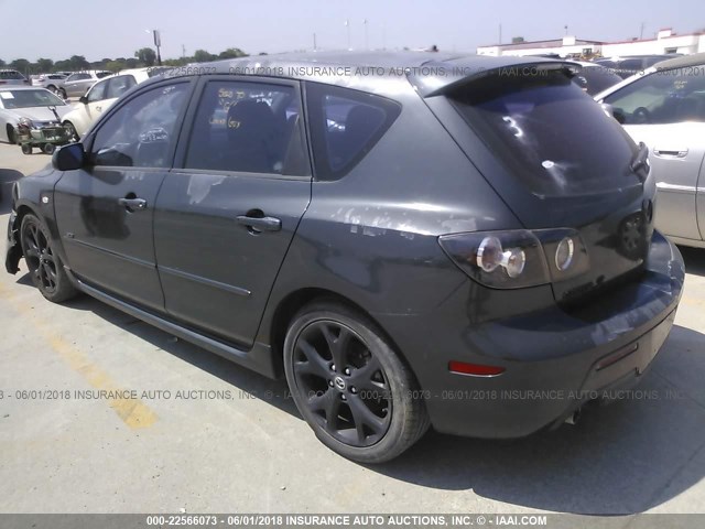 JM1BK143371650152 - 2007 MAZDA 3 HATCHBACK GRAY photo 3