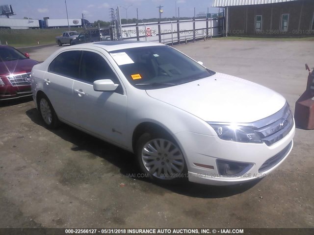 3FADP0L34AR239397 - 2010 FORD FUSION HYBRID WHITE photo 1