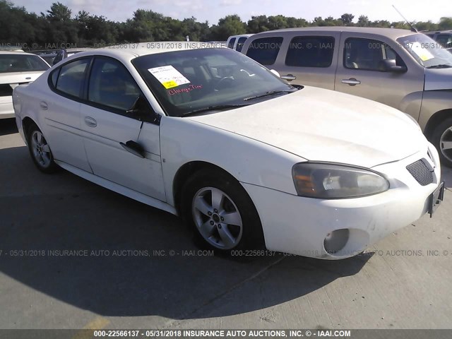 2G2WP552X61249369 - 2006 PONTIAC GRAND PRIX WHITE photo 1