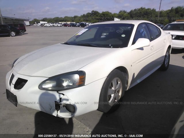 2G2WP552X61249369 - 2006 PONTIAC GRAND PRIX WHITE photo 2