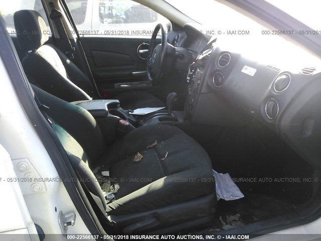 2G2WP552X61249369 - 2006 PONTIAC GRAND PRIX WHITE photo 5