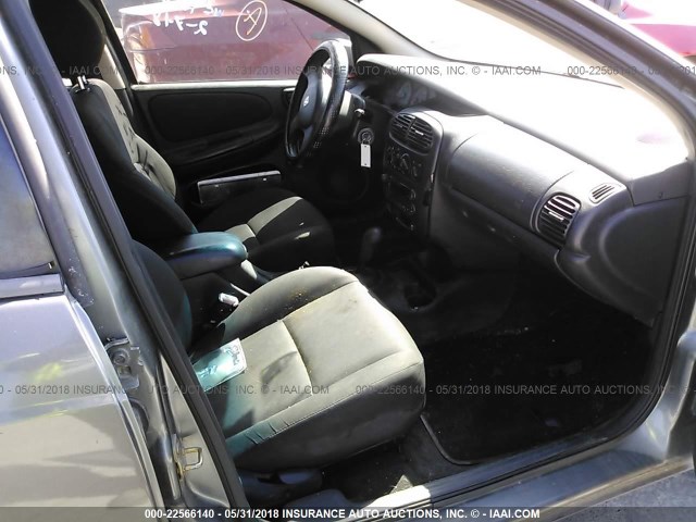 1B3ES26CX5D249260 - 2005 DODGE NEON SE GRAY photo 5