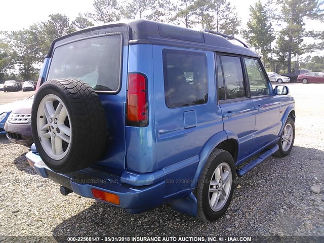SALTL124XYA277411 - 2000 LAND ROVER DISCOVERY II  Կապույտ լուսանկար 4