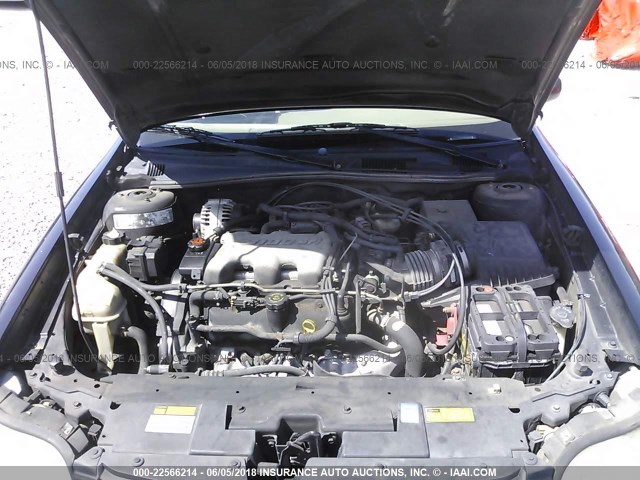 1G1NE52J416155247 - 2001 CHEVROLET MALIBU LS 黑色 照片 10