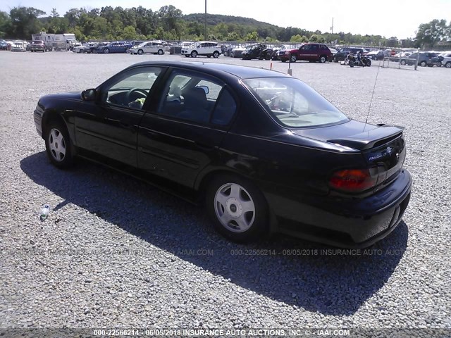 1G1NE52J416155247 - 2001 CHEVROLET MALIBU LS 黑色 照片 3