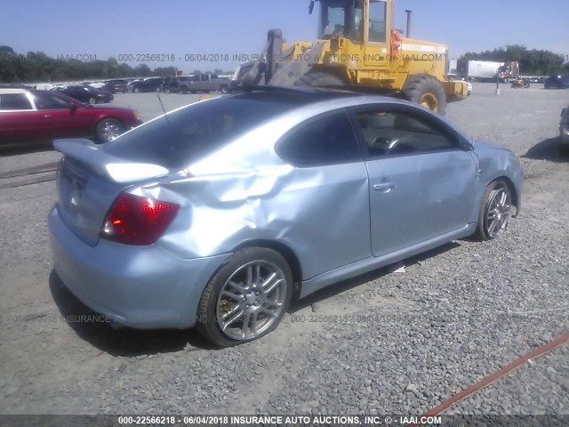 JTKDE177760084184 - 2006 TOYOTA SCION TC 浅蓝色 照片 4