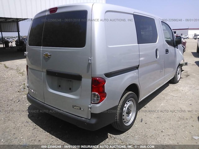 3N63M0YN4FK736083 - 2015 CHEVROLET CITY EXPRESS LS SILVER photo 4