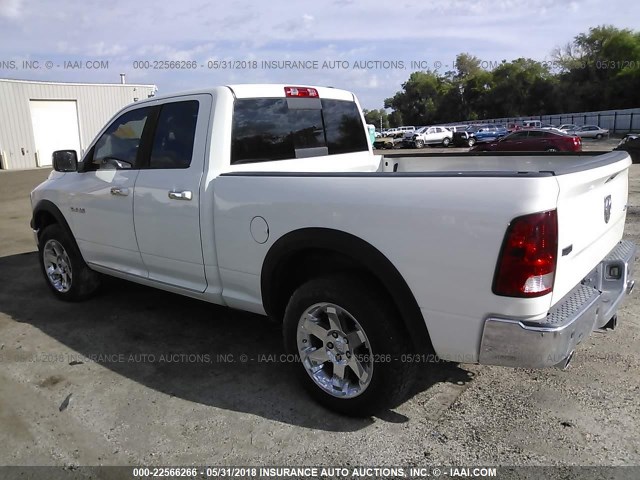 1D3HV18T69S806393 - 2009 DODGE RAM 1500 WHITE photo 3