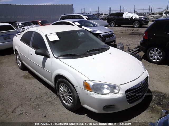 1C3EL56RX5N562101 - 2005 CHRYSLER SEBRING TOURING WHITE photo 1