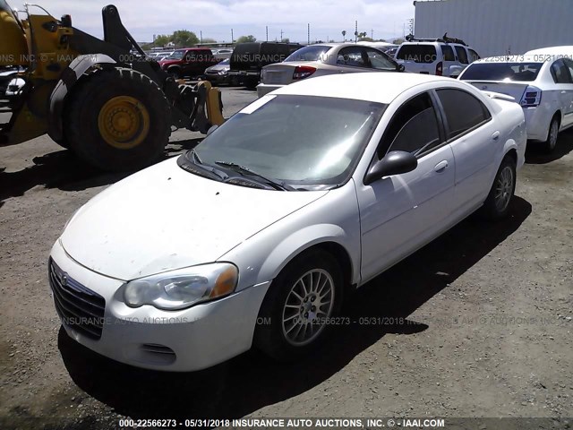 1C3EL56RX5N562101 - 2005 CHRYSLER SEBRING TOURING WHITE photo 2