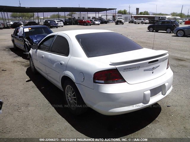 1C3EL56RX5N562101 - 2005 CHRYSLER SEBRING TOURING WHITE photo 3