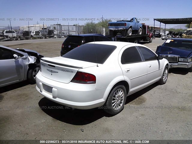 1C3EL56RX5N562101 - 2005 CHRYSLER SEBRING TOURING WHITE photo 4