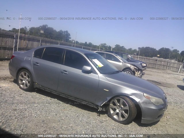 WBANB33545CN65217 - 2005 BMW 545 I GRAY photo 1