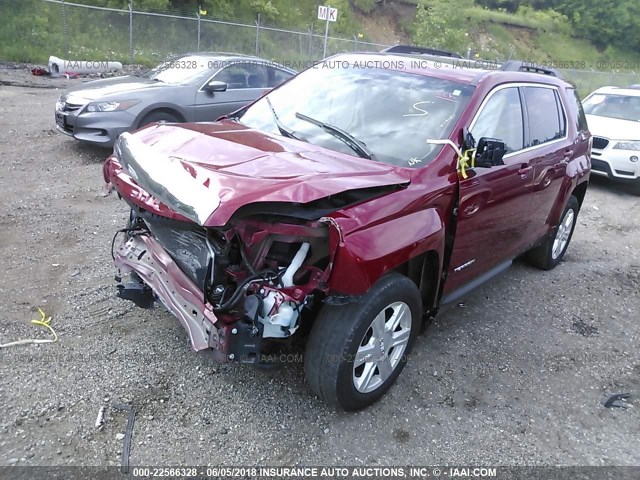 2GKALREK4E6367089 - 2014 GMC TERRAIN SLE RED photo 2