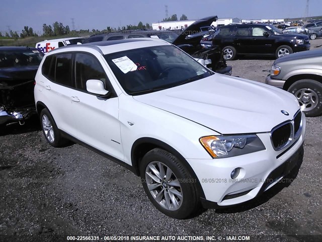 5UXWX9C50D0A08494 - 2013 BMW X3 XDRIVE28I WHITE photo 1