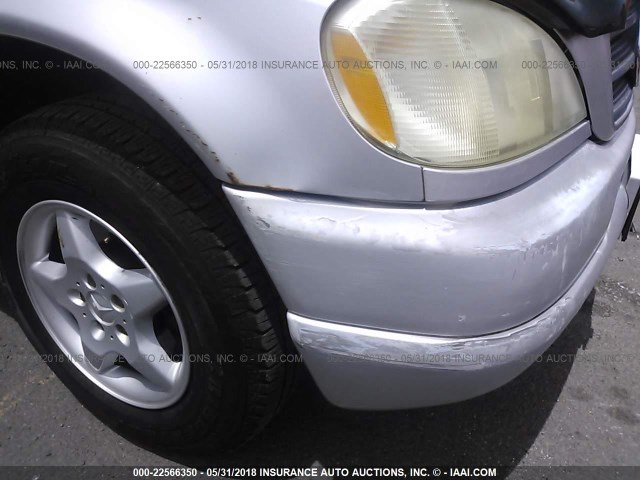 4JGAB54E0YA183368 - 2000 MERCEDES-BENZ ML 320 SILVER photo 6