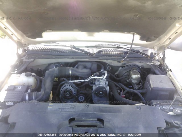 1GCEC14X07Z189118 - 2007 CHEVROLET SILVERADO C1500 CLASSIC SILVER photo 10