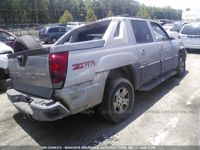 3GNEC13T43G271725 - 2003 CHEVROLET AVALANCHE C1500 GOLD photo 4