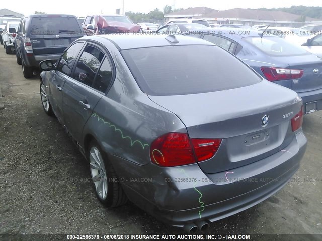 WBAPK5C53BF121681 - 2011 BMW 328 XI SULEV SILVER photo 3