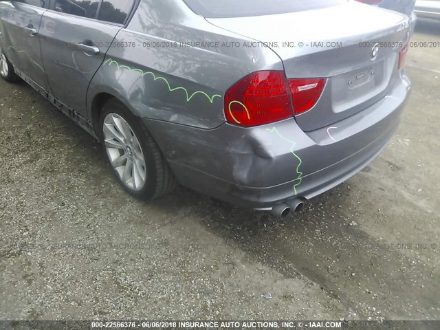 WBAPK5C53BF121681 - 2011 BMW 328 XI SULEV SILVER photo 6