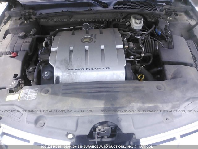 1G6KD57Y56U164077 - 2006 CADILLAC DTS GRAY photo 10