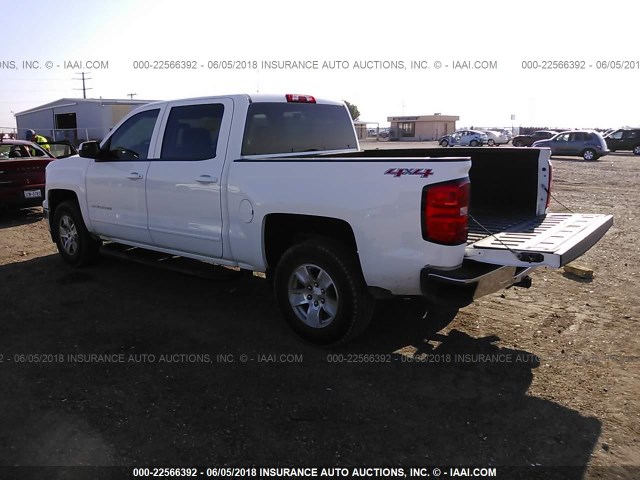 3GCUKREC9FG224682 - 2015 CHEVROLET SILVERADO K1500 LT WHITE photo 3