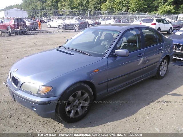 WBAAZ33494KP88603 - 2004 BMW 325 IS SULEV BLUE photo 2