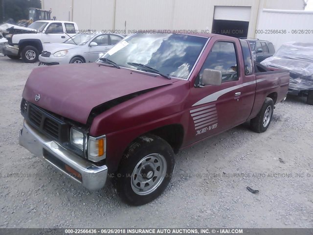 1N6HD16S0SC417929 - 1995 NISSAN TRUCK KING CAB SE/KING CAB XE RED photo 2