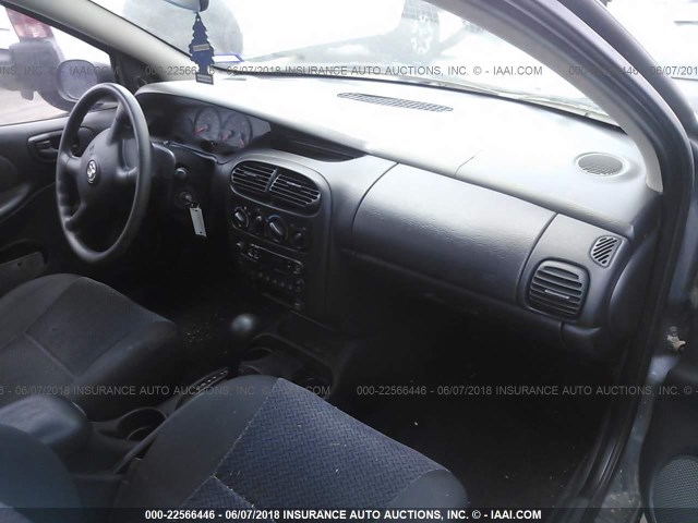 1B3ES26C22D559348 - 2002 DODGE NEON BLUE photo 5