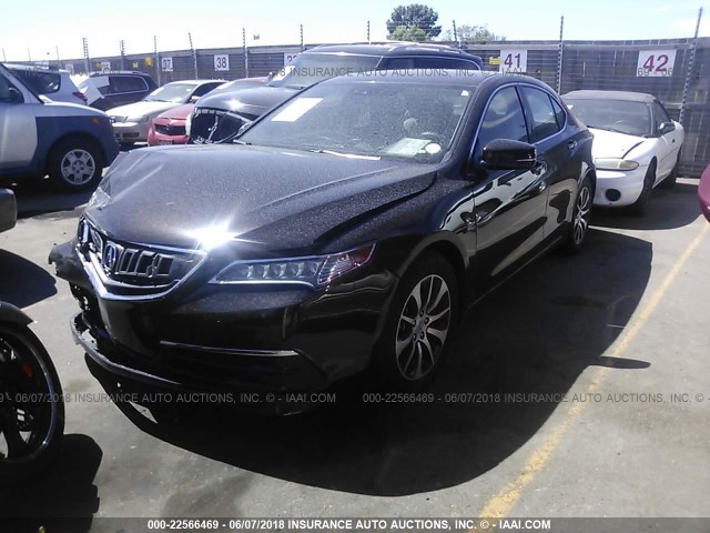 19UUB1F50GA010716 - 2016 ACURA TLX TECH Dark Brown photo 2