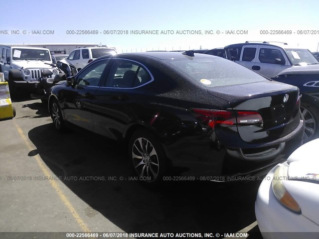 19UUB1F50GA010716 - 2016 ACURA TLX TECH Dark Brown photo 3