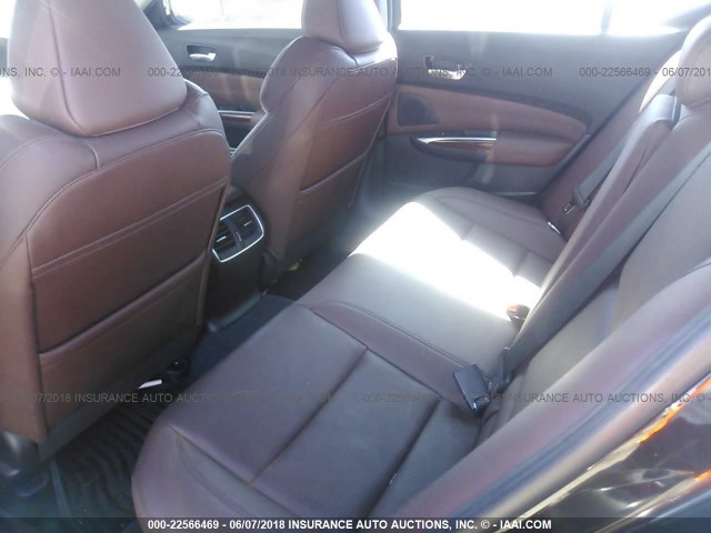 19UUB1F50GA010716 - 2016 ACURA TLX TECH Dark Brown photo 8