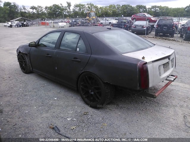 1G6DC67AX50182164 - 2005 CADILLAC STS BLACK photo 3