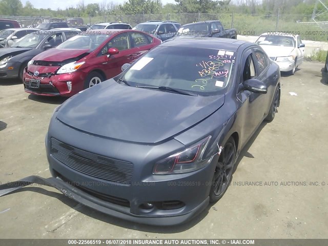 1N4AA51E49C803517 - 2009 NISSAN MAXIMA S/SV GRAY photo 2