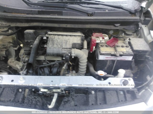 ML32F3FJ6HHF06878 - 2017 MITSUBISHI MIRAGE G4 ES ვერცხლისფერი ფოტო 10