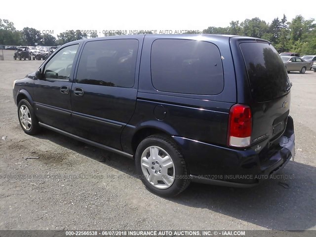 1GNDV23LX6D114262 - 2006 CHEVROLET UPLANDER LS 蓝色 照片 3