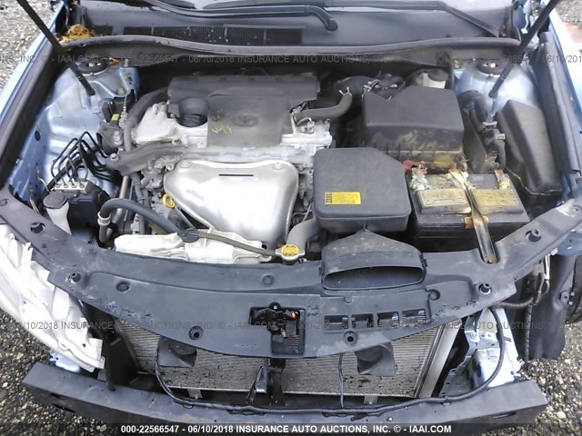 4T1BF1FK0CU548319 - 2012 TOYOTA CAMRY SE/LE/XLE 蓝色 照片 10