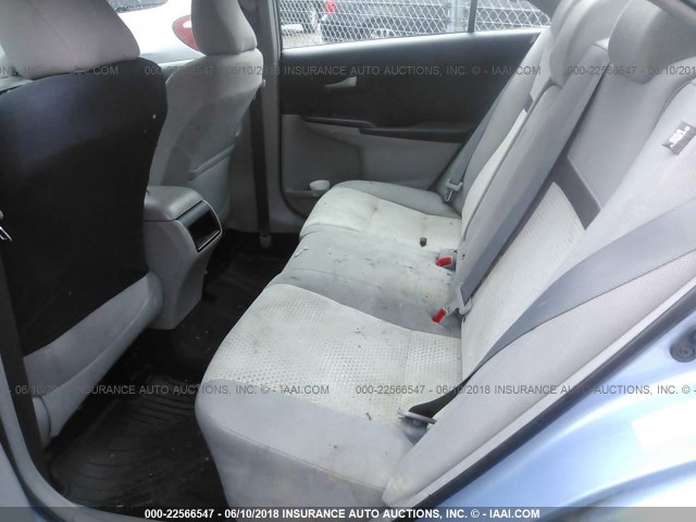 4T1BF1FK0CU548319 - 2012 TOYOTA CAMRY SE/LE/XLE 蓝色 照片 8