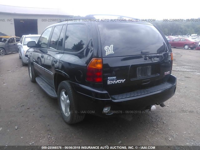 1GKDT13SX62111250 - 2006 GMC ENVOY BLACK photo 3