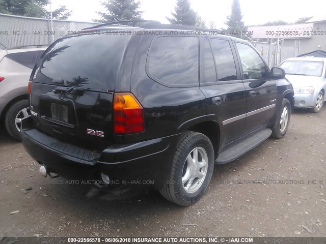 1GKDT13SX62111250 - 2006 GMC ENVOY BLACK photo 4