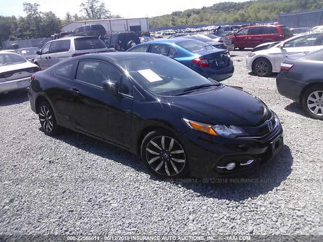 2HGFG3B09FH516092 - 2015 HONDA CIVIC EXL BLACK photo 1