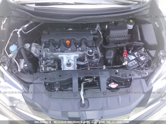 2HGFG3B09FH516092 - 2015 HONDA CIVIC EXL BLACK photo 10