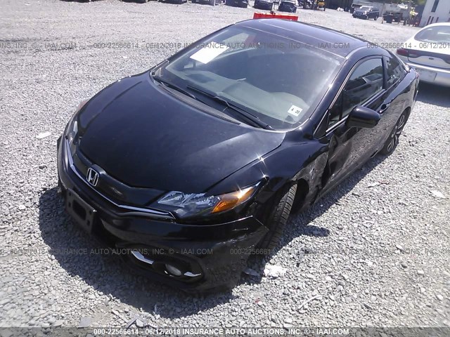 2HGFG3B09FH516092 - 2015 HONDA CIVIC EXL BLACK photo 2