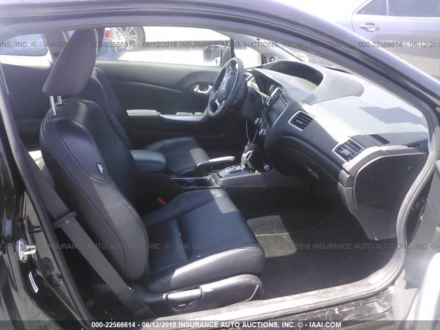 2HGFG3B09FH516092 - 2015 HONDA CIVIC EXL BLACK photo 5