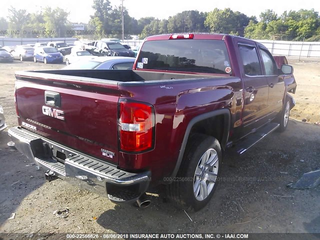 3GTU2MEC4GG248957 - 2016 GMC SIERRA K1500 SLE RED photo 4